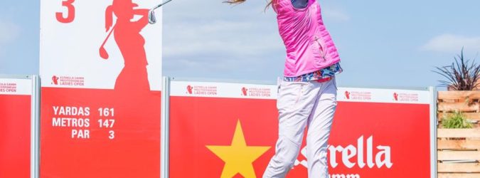 Klára Spilková na Ladies European Tour ve Španělsku, zdroj: Facebook @klaraspilkova